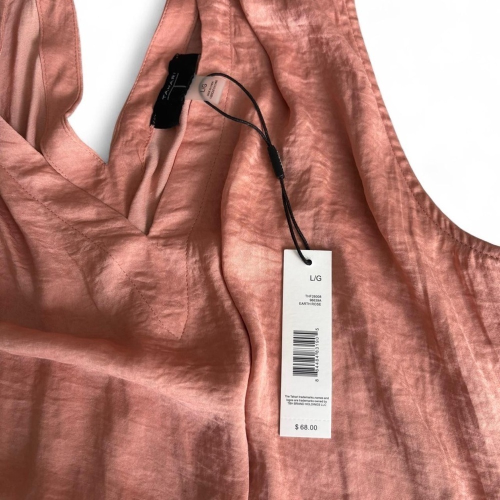 Elegant pink Sleeveless Top - Picture 2 of 3